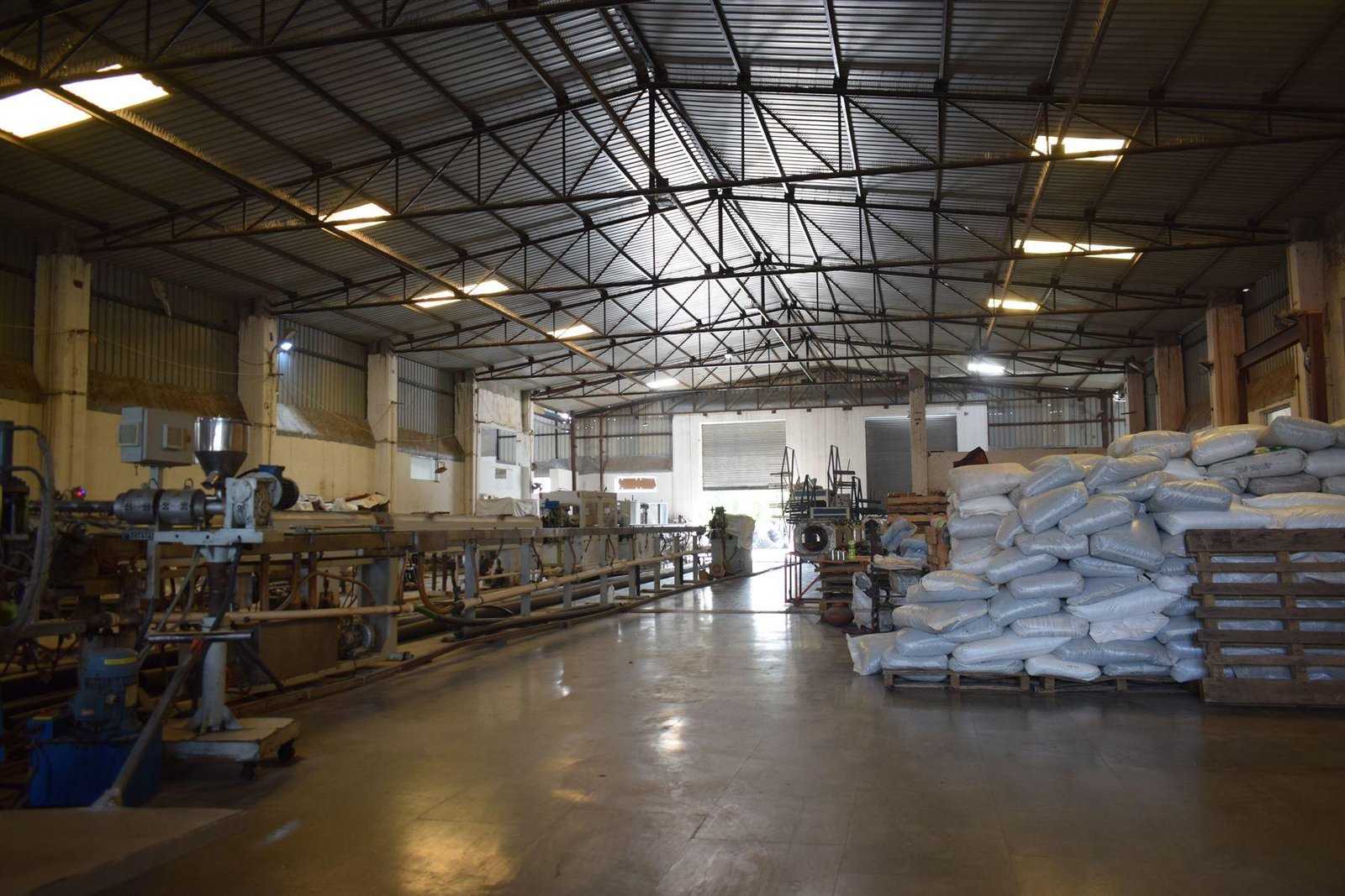 HDPE pipe extrusion line